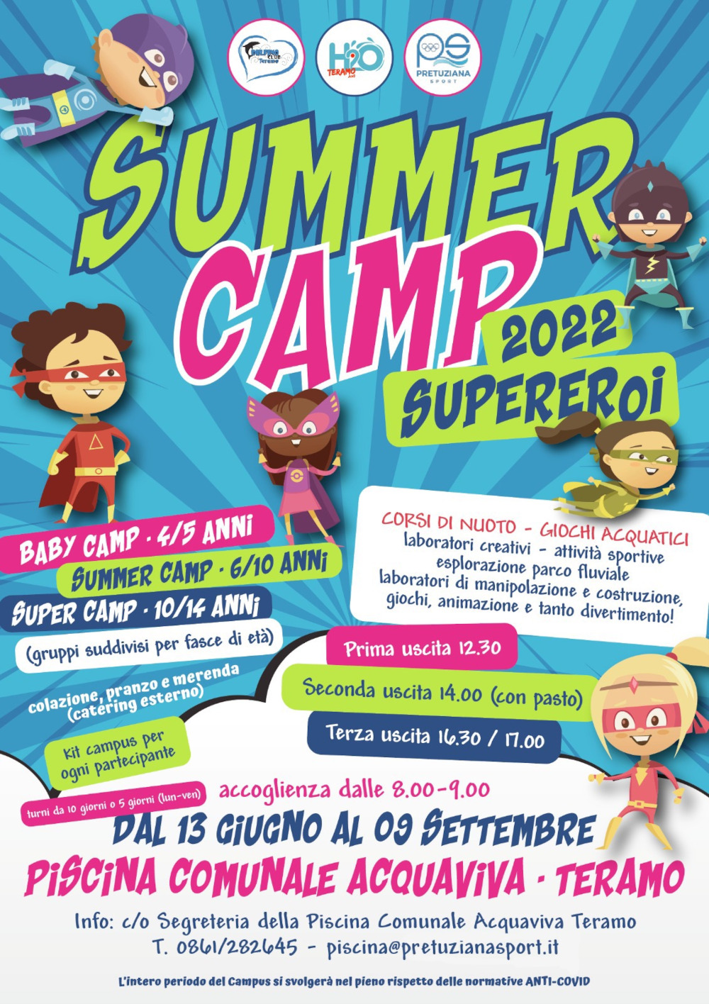 locandina campus estivo 2022